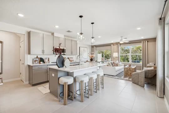 Aspire at Canter Creek Townhomes Celina Kitchen Loft Palette 1 Ascend Coastal Loft