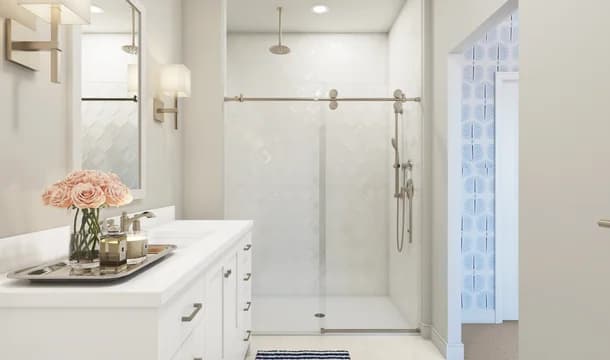 Lofts at Gambrill Glenn Montauk II Primary Bath Classic Palette 6 Level 1 Coastal Classic