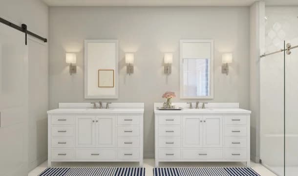 Loft at Gambrill Glenn Montauk II Primary Bath Classic Palette 6 Level 1 Coastal Classic