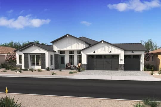 Campanos Estates Denver Elevation Farmhouse W 5 CarGarage Level 3