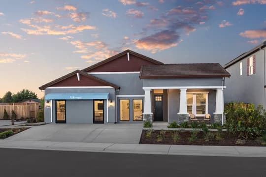 Cypress at The Fairways Aegean ESP Craftsman Exterior Elevation Loft Palette 6 Level 2