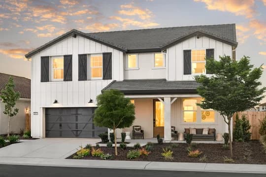 Rosewood at The Estates Brisbane Farmhouse Exterior Elevation Farmhouse Palette 5 Level 1