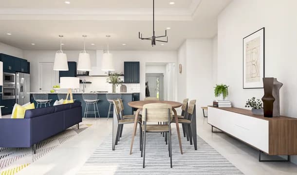 Osprey Ranch Tompkins III Dining Area Loft Palette 2 Level 2 Color Loft