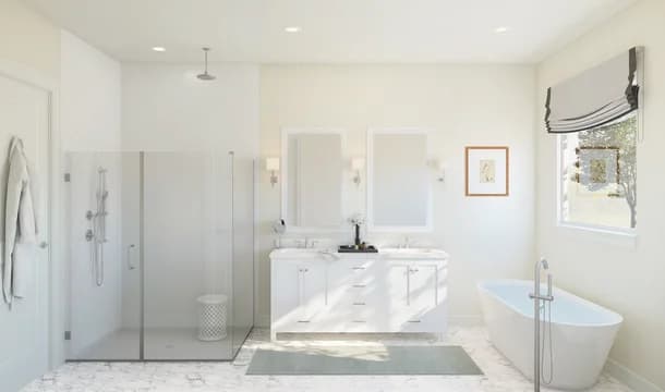 Barcelona Primary Bath Plus Tub Classic Palette 5 Level 2 Restoration Classic