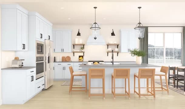 Barcelona Kitchen Gas Range Farmhouse Palette 3 Level 2 Fresh Farmhouse