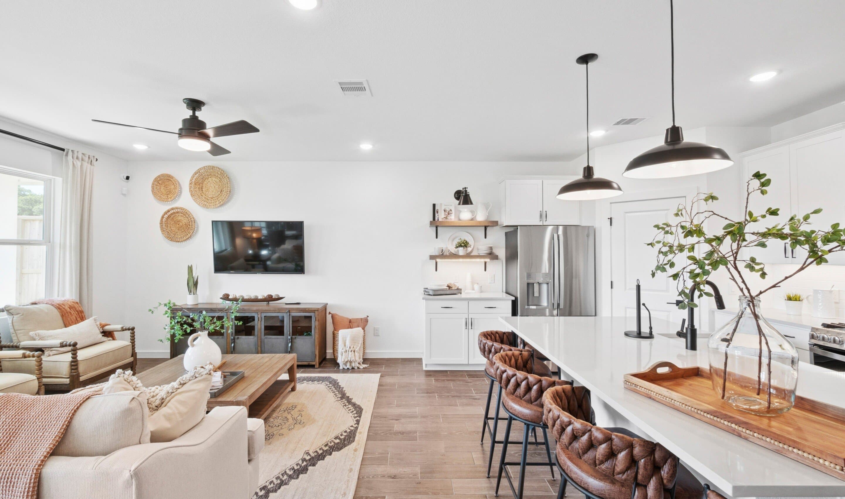 Open concept floorplan